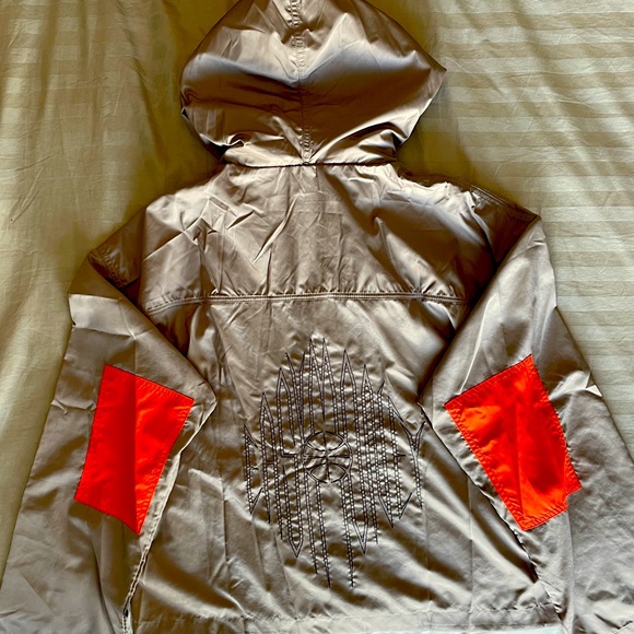 Nike KD Kevin Durant Easy Money Basketball Jacket Mens Size M, Khaki/Orange. New - Picture 1 of 3